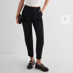 Stylist Super High Waisted Pleated Ankle Pant Size 6 SHORT